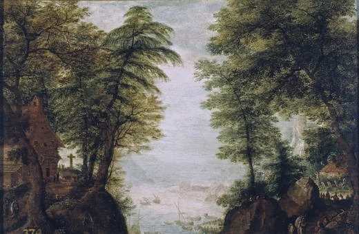 Wooded Landscape, detail