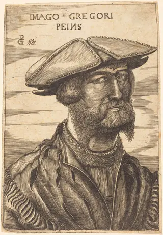 Georg Pencz, by Georg Pencz, ink, 1525