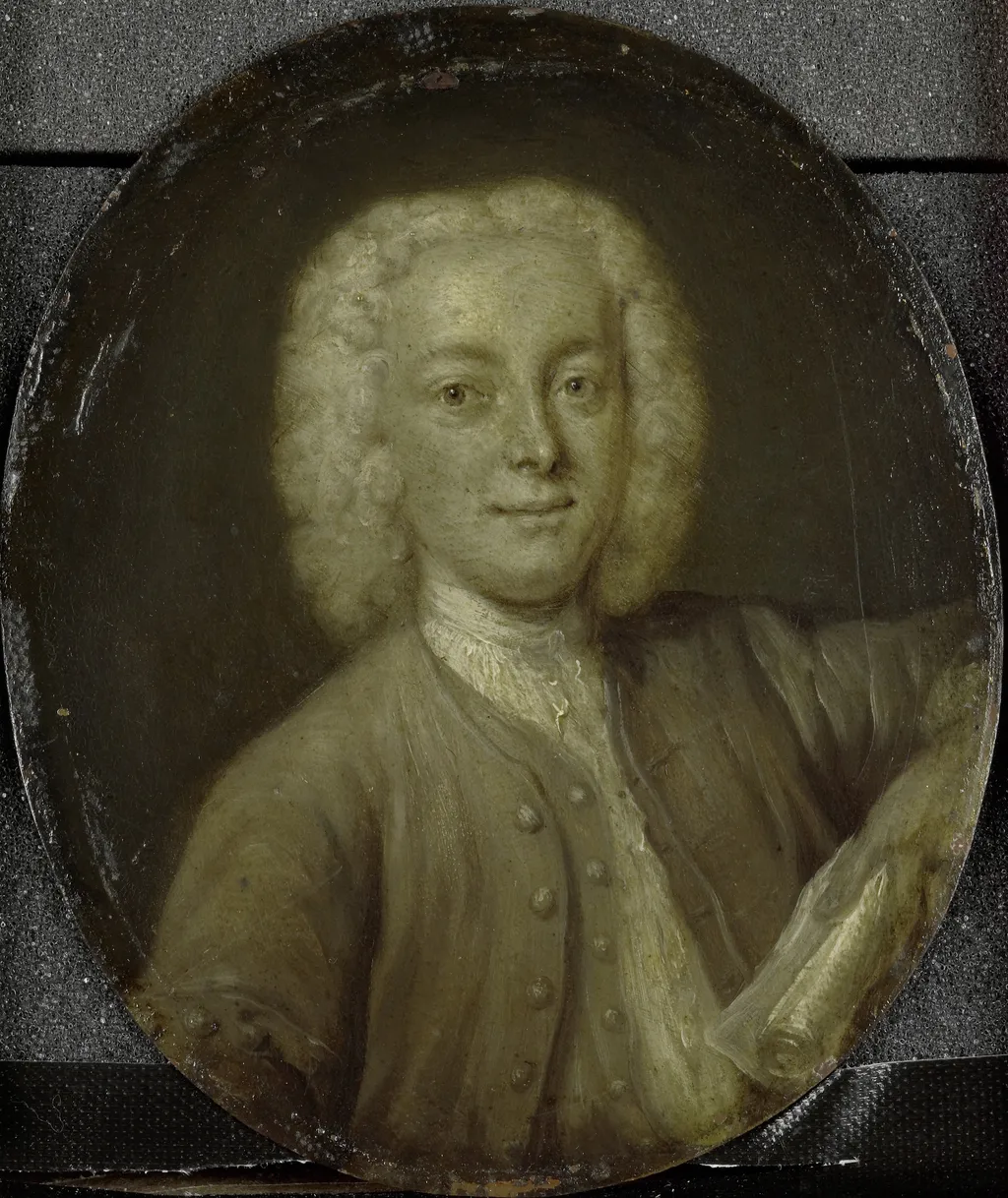 Portrait of Lucas Pater, Merchant and Poet in Amsterdam, by Jan Maurits Quinkhard, oil, 1750