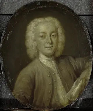 Portrait of Lucas Pater, Merchant and Poet in Amsterdam, by Jan Maurits Quinkhard, oil, 1750
