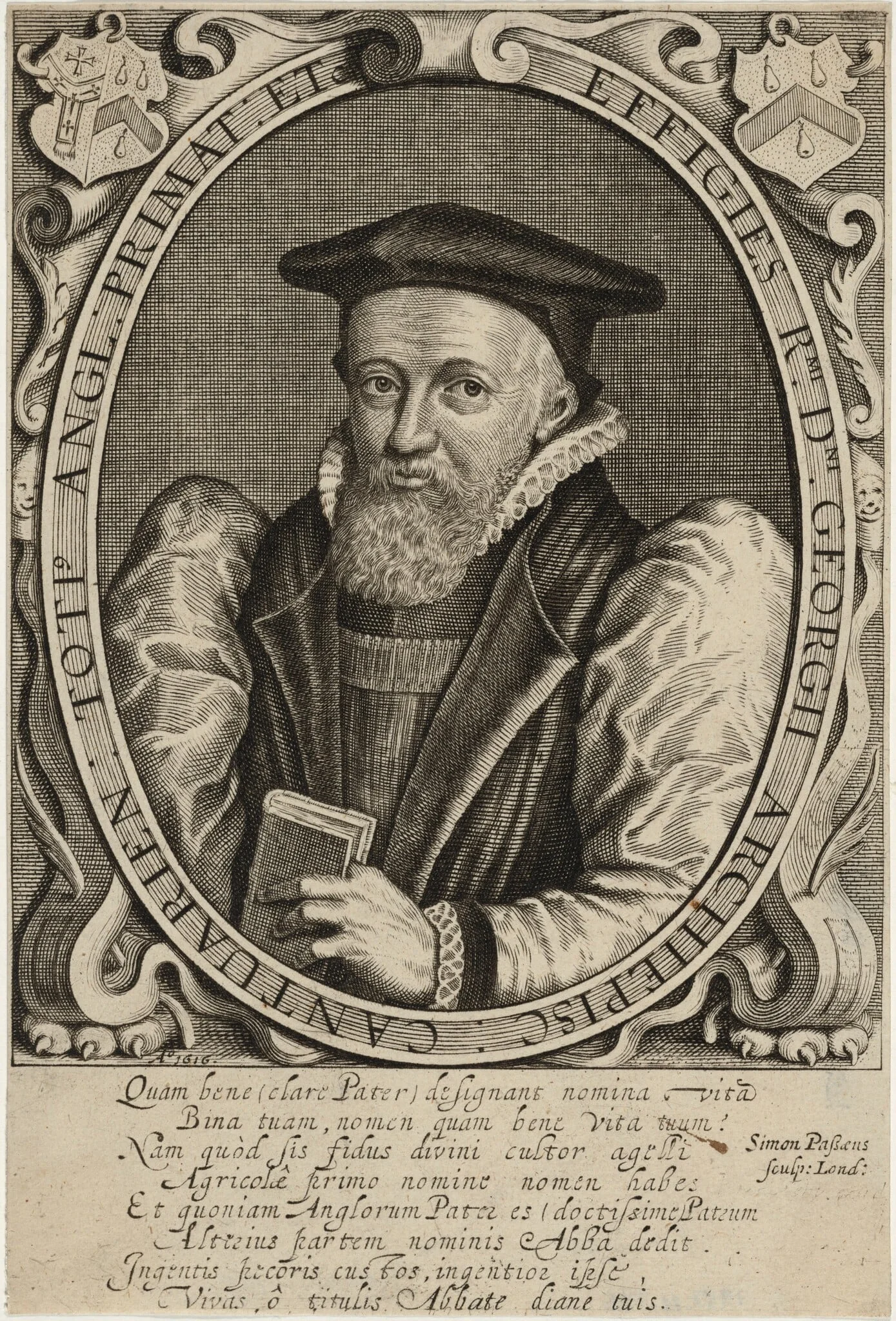 Abbot George, Archbishop of Canterbury, detail