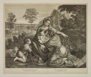 The Marriage of St. Catherine, by Gilles Rousselet, 1625