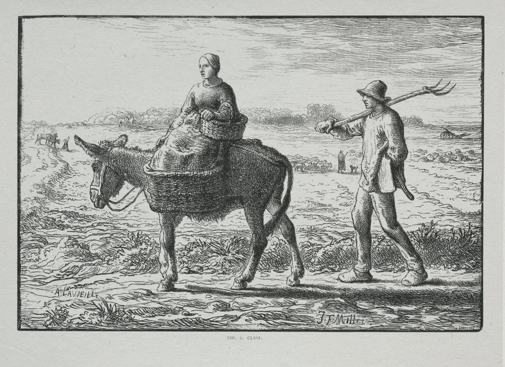 Four Hours of the Day: Morning, by Adrien Lavieille, 1860