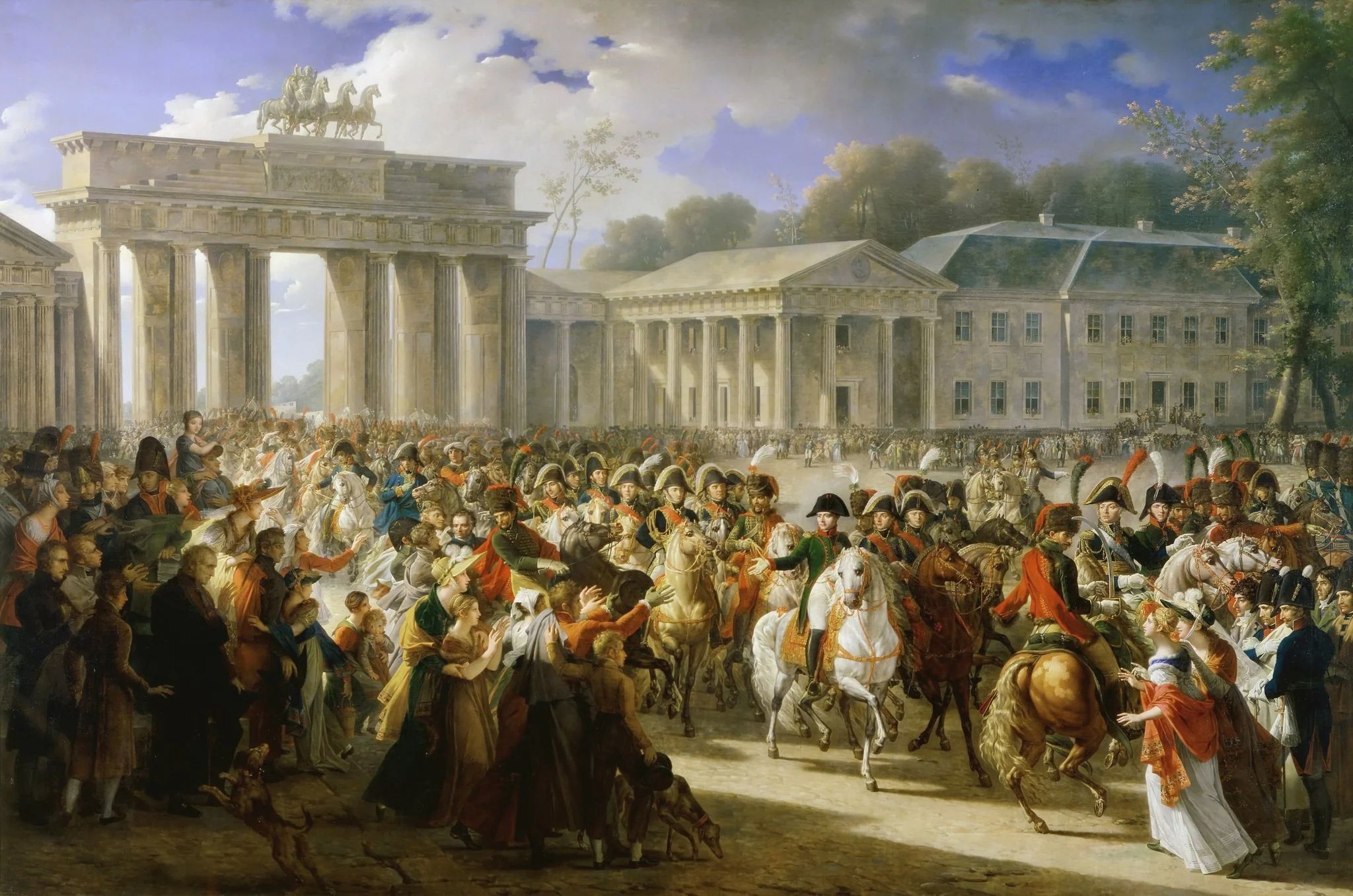 Entry of Napoleon I into Berlin, 27th October 1806, detail