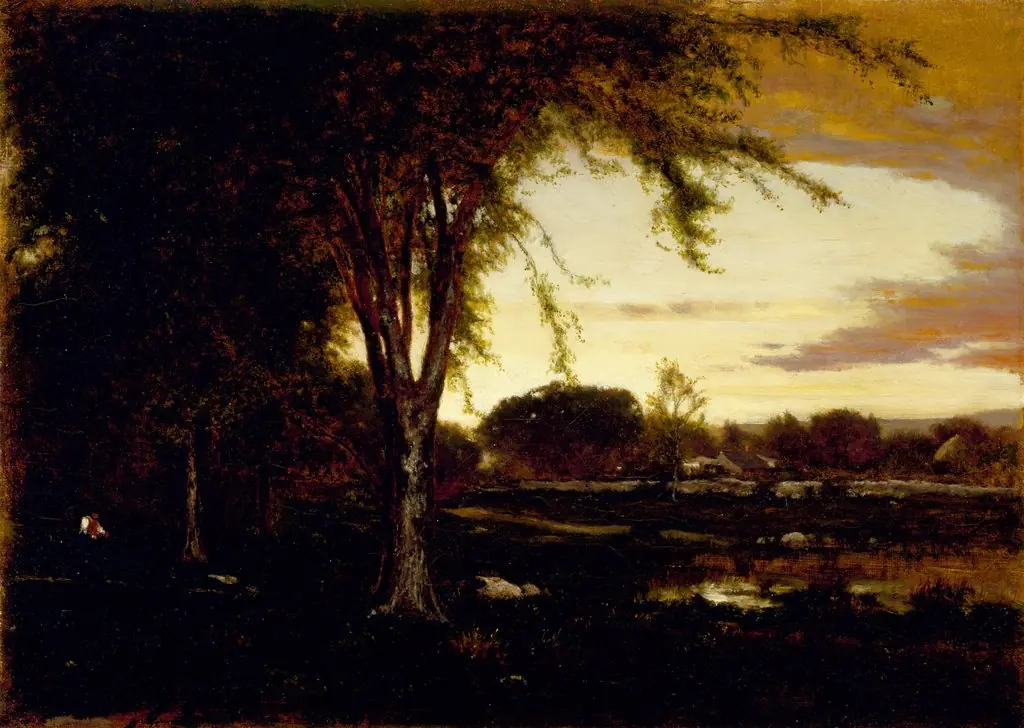 Landscape, by George Inness, oil, 1866