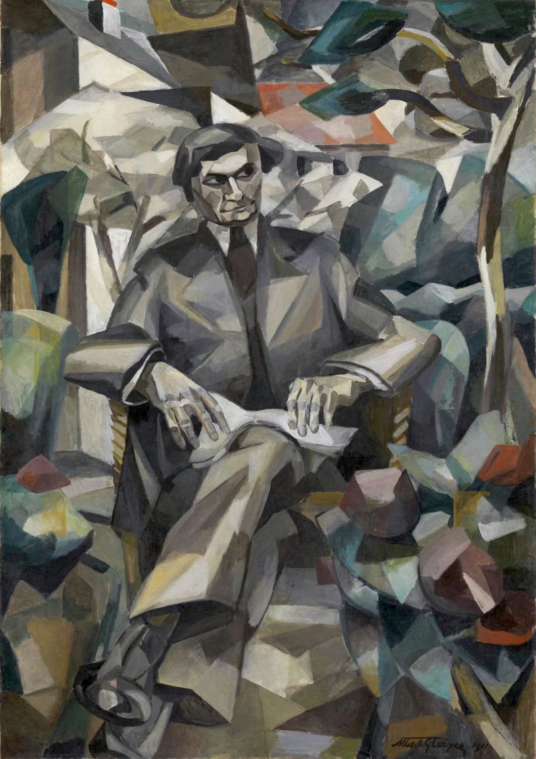 Portrait of Jacques Nayral, detail