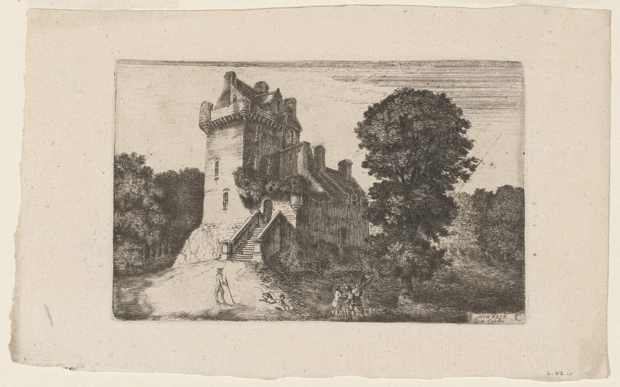 Newark Castle II, detail