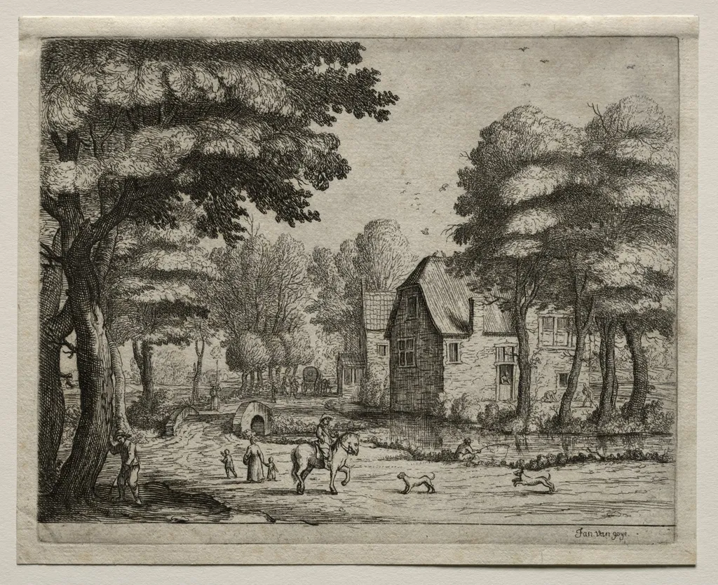 The Stone Bridge, by Jan van Goyen, 1650