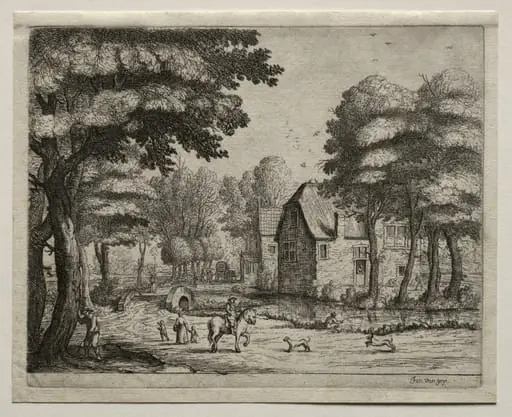The Stone Bridge, by Jan van Goyen, 1650