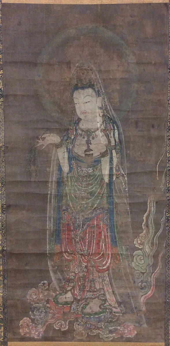楊柳観音菩薩像 (Yōryū Kannon Bosatsu zō)|The Bodhisattva Willow Kannon (Avalokiteshvara), detail