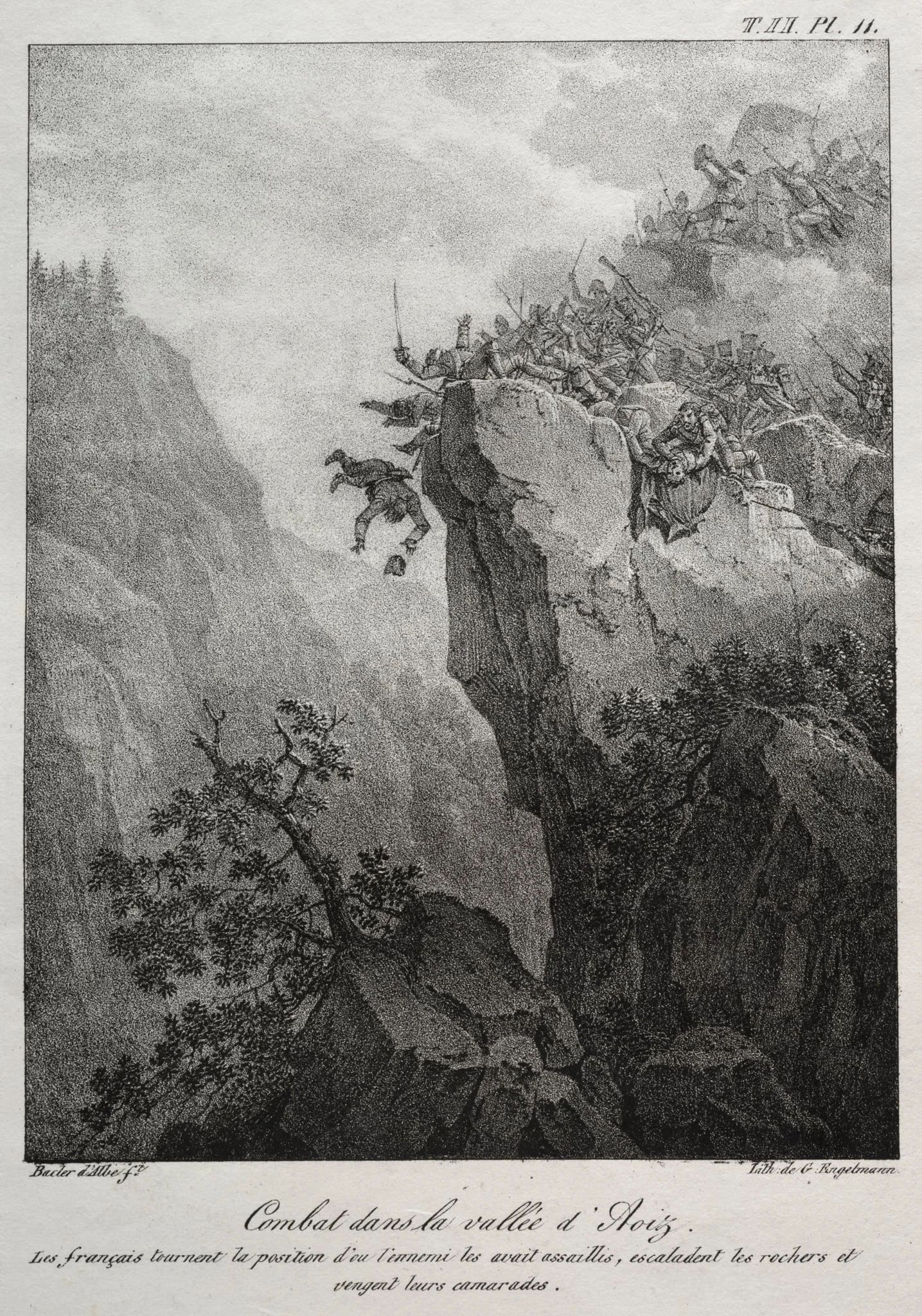 Spanish Campaign: Combat in the Aoiz Valley, Province of Navarre, detail