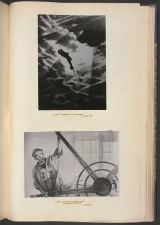 Portrait of Joseph Pennell printing, by Archibald Standish Hartrick, 1905