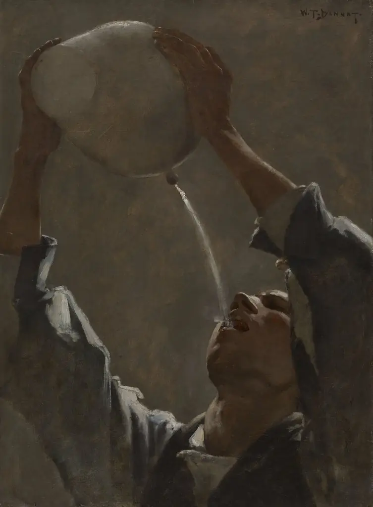 Study for "An Aragonese Smuggler", by William Turner Dannat, oil, 1891
