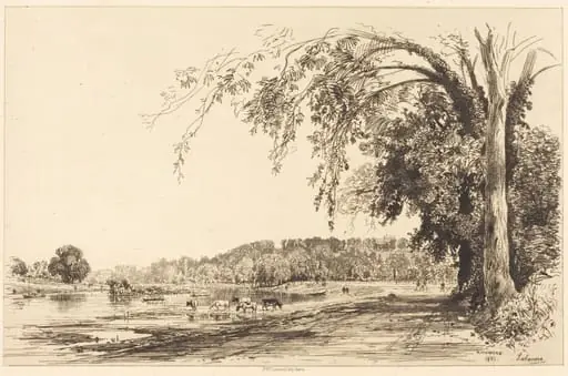 Richmond, by Maxime Lalanne, ink, 1871