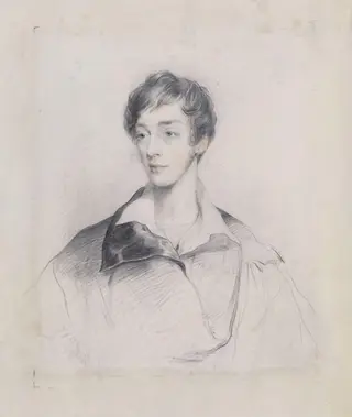 Sir Stephen Richard Glynne, 9th Bart, M.P., by Stephen Catterson Smith, 1850