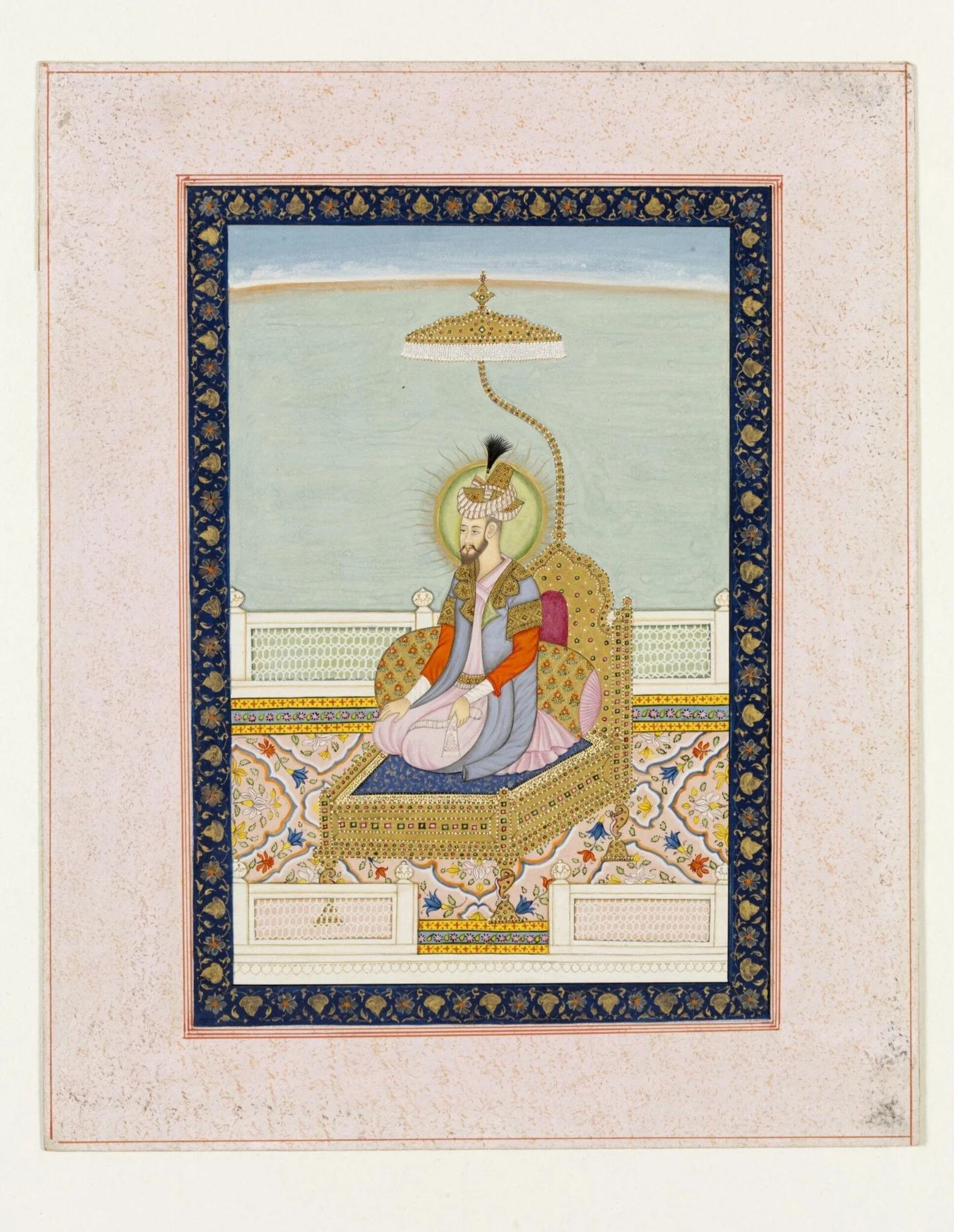 Emperor Humayun, detail