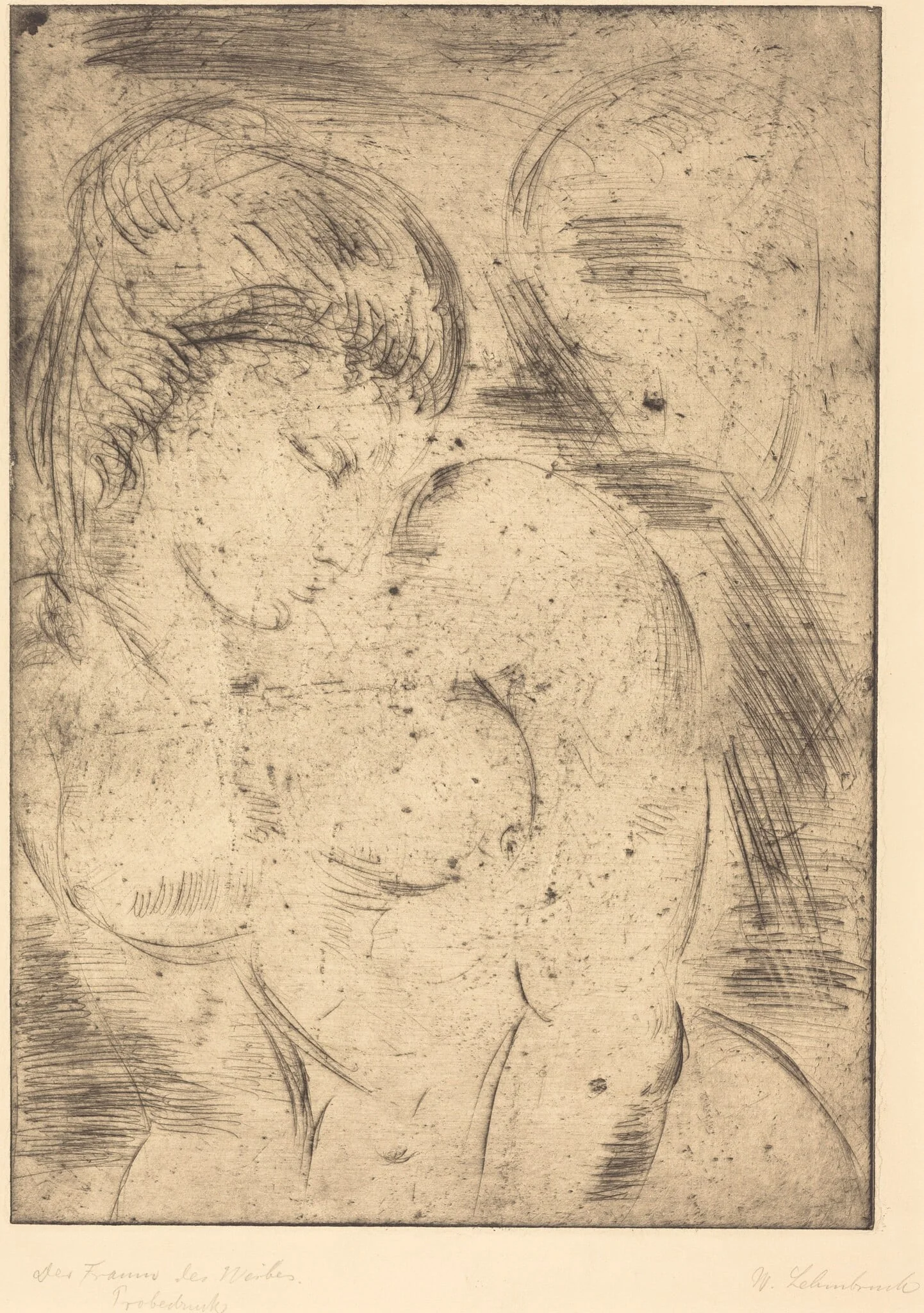 Woman's Dream (Der Traum des Weibes), detail