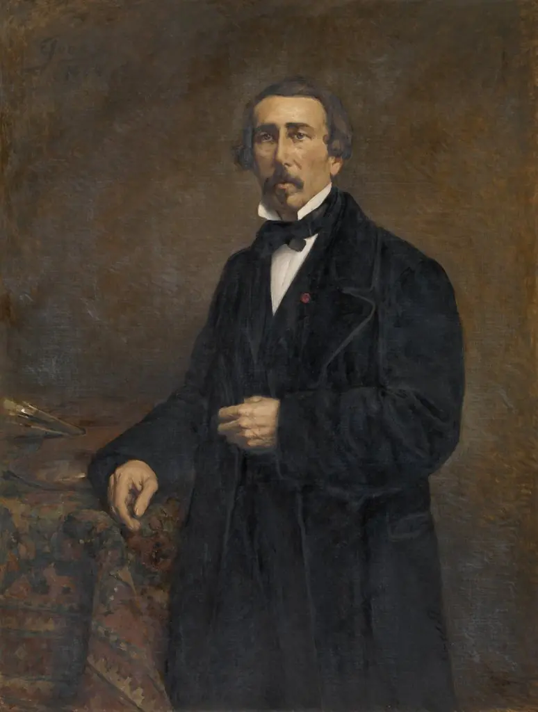 The Painter Jacob Jacobs, by Eugène Joors, oil, 1892