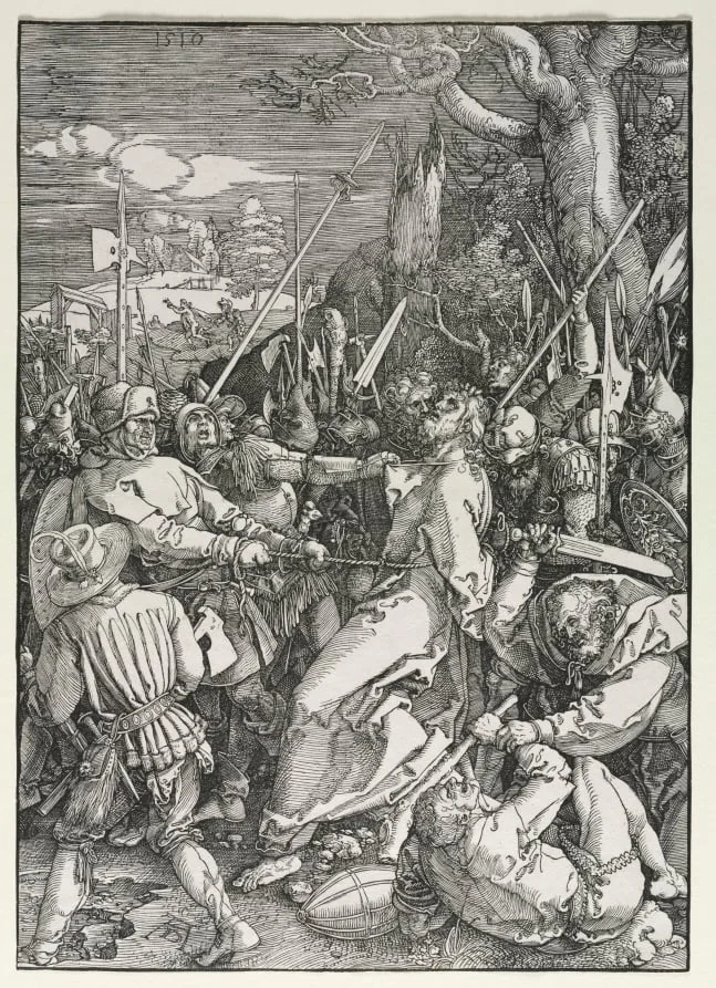 The Large Passion: The Betrayal of Christ, detail