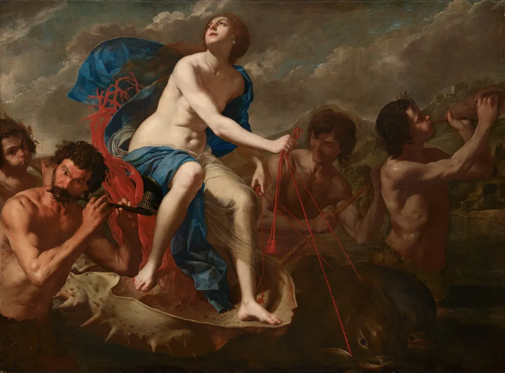 The Triumph of Galatea, by Bernardo Cavallino, oil, 1650