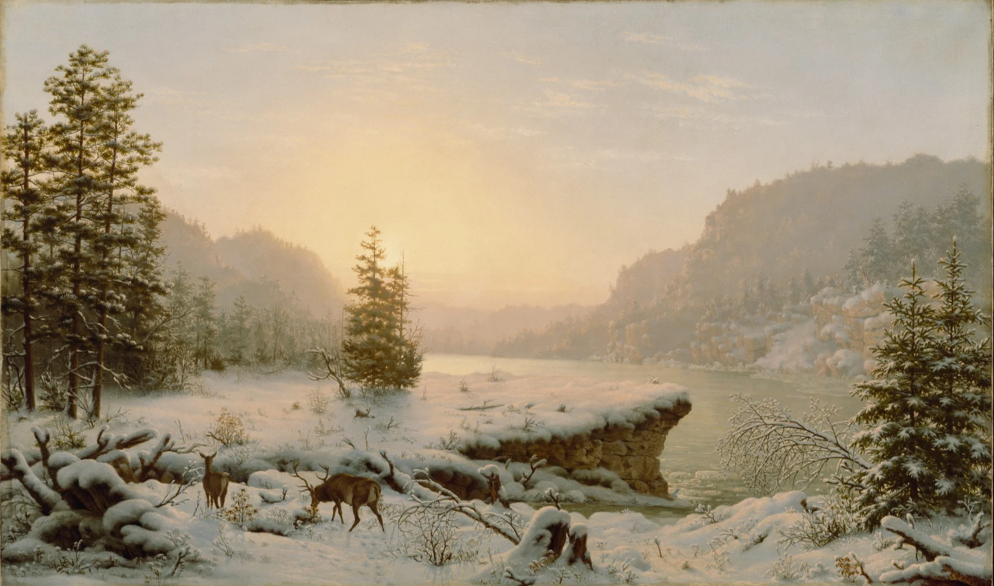 Winter Landscape, detail