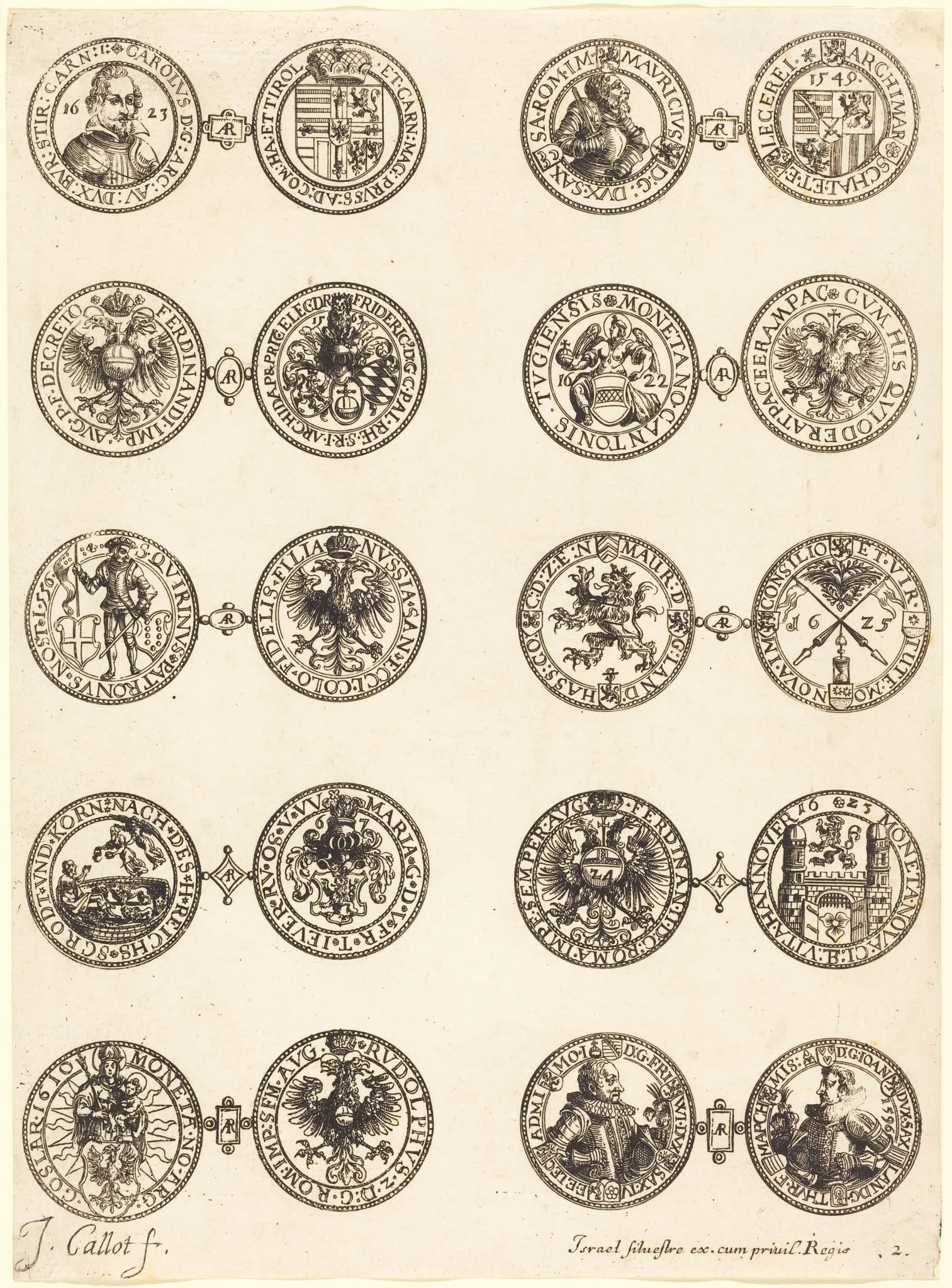 Coins [plate 2], detail