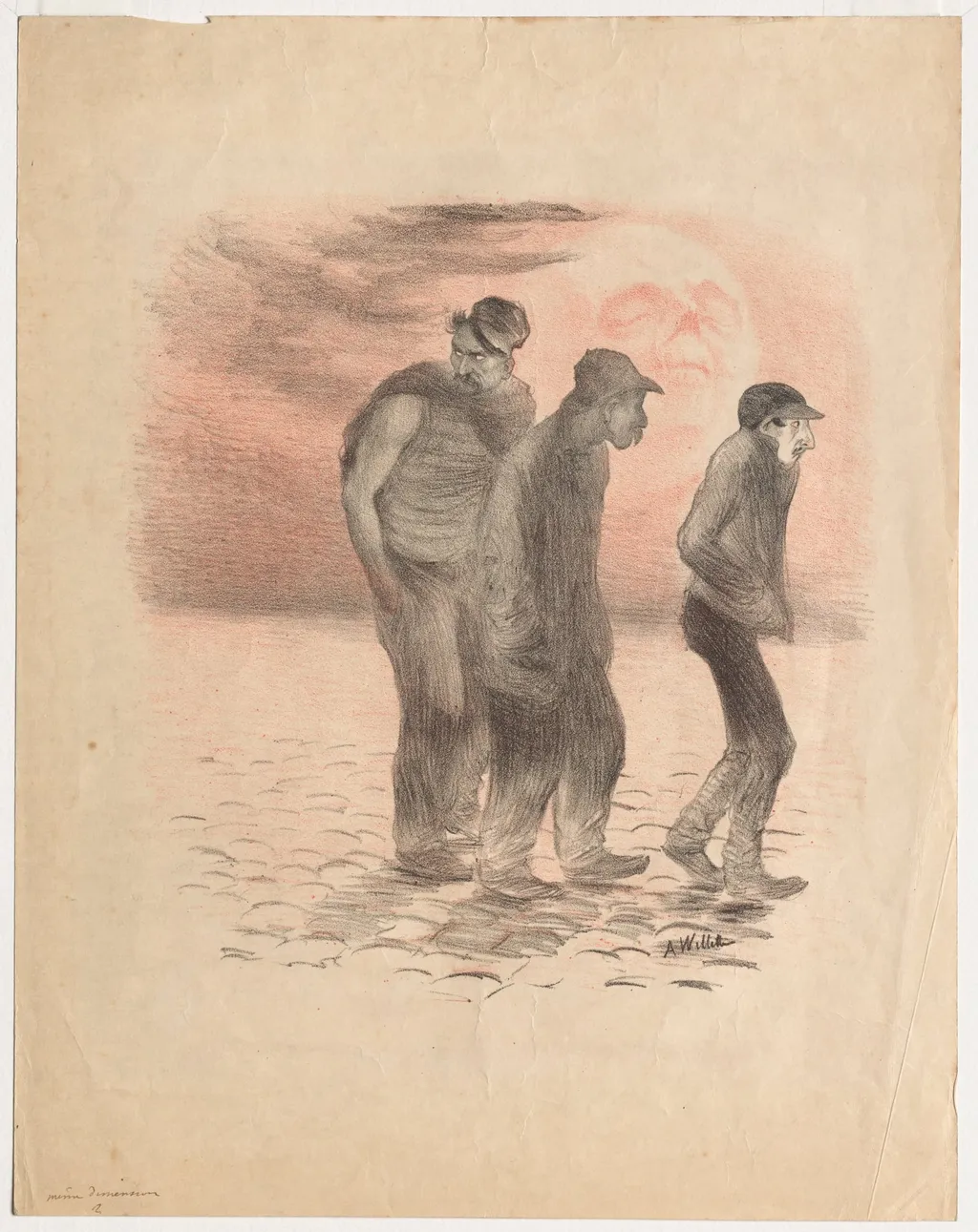 Paris Scenes and Murderers, by Adolphe Léon Willette, 1804
