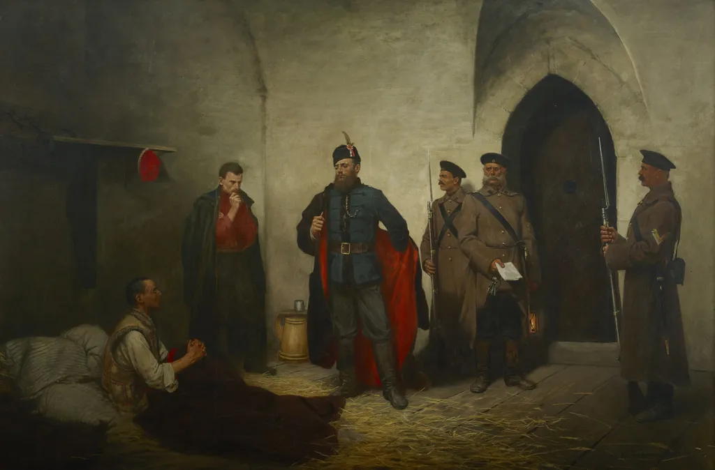 "I Don't Care What the Punishment Will Be", by Antoni Kozakiewicz, oil, 1898