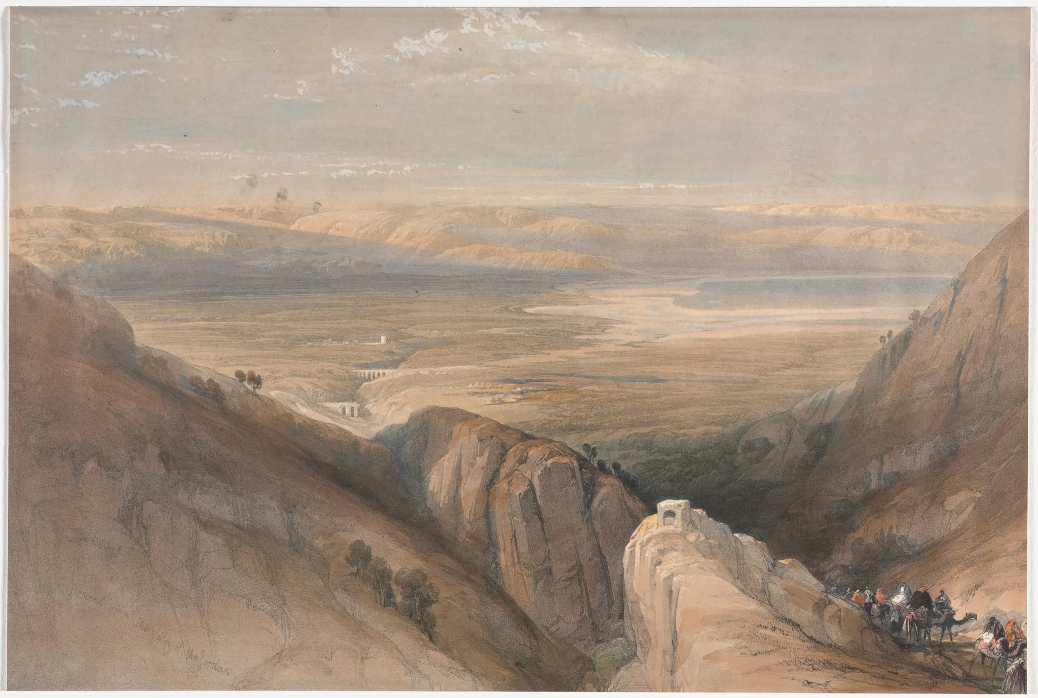 Descent from the Valley of the Jordan, detail