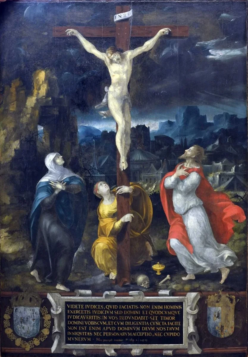 Răstignirea lui Hristos, detail