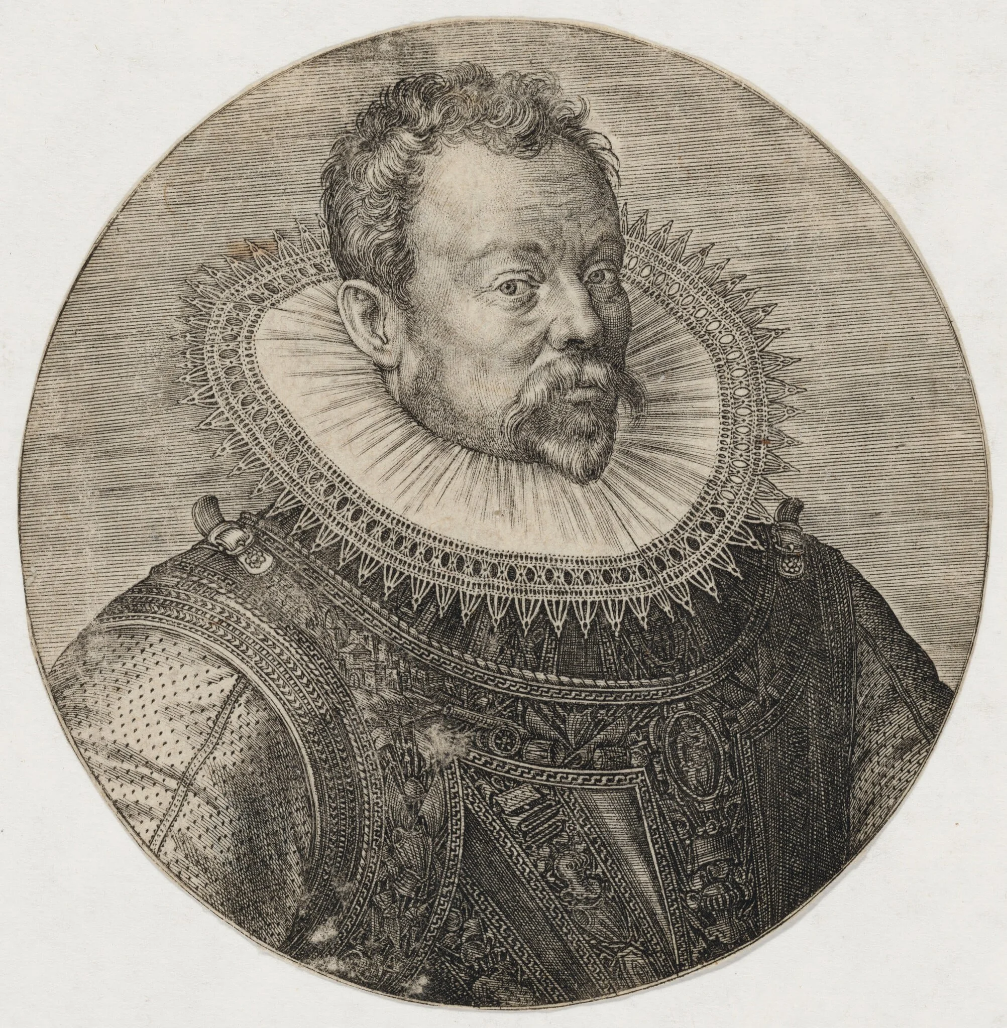 Portrait of a Man With a Ruff, detail