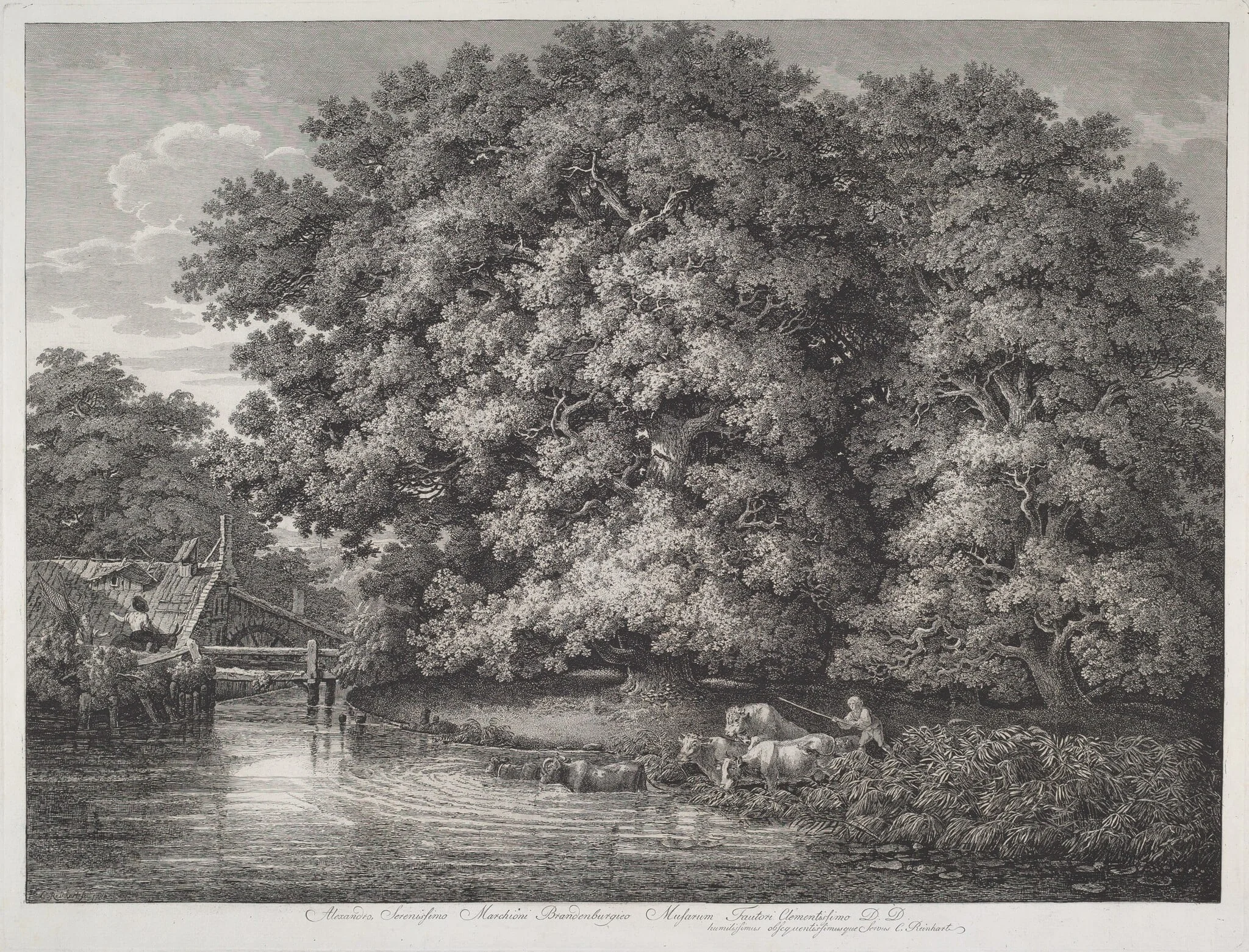 The Mill at the Great Oaks, detail