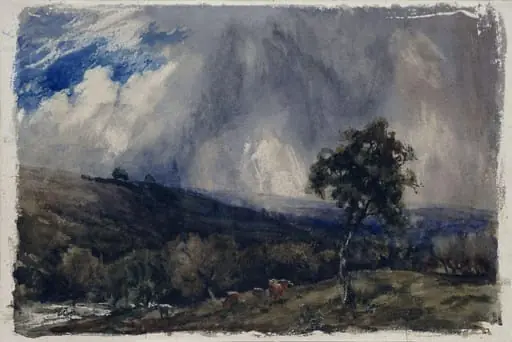 In the Wharfedale, Yorkshire, by Ernest Lawson, watercolor, 1876
