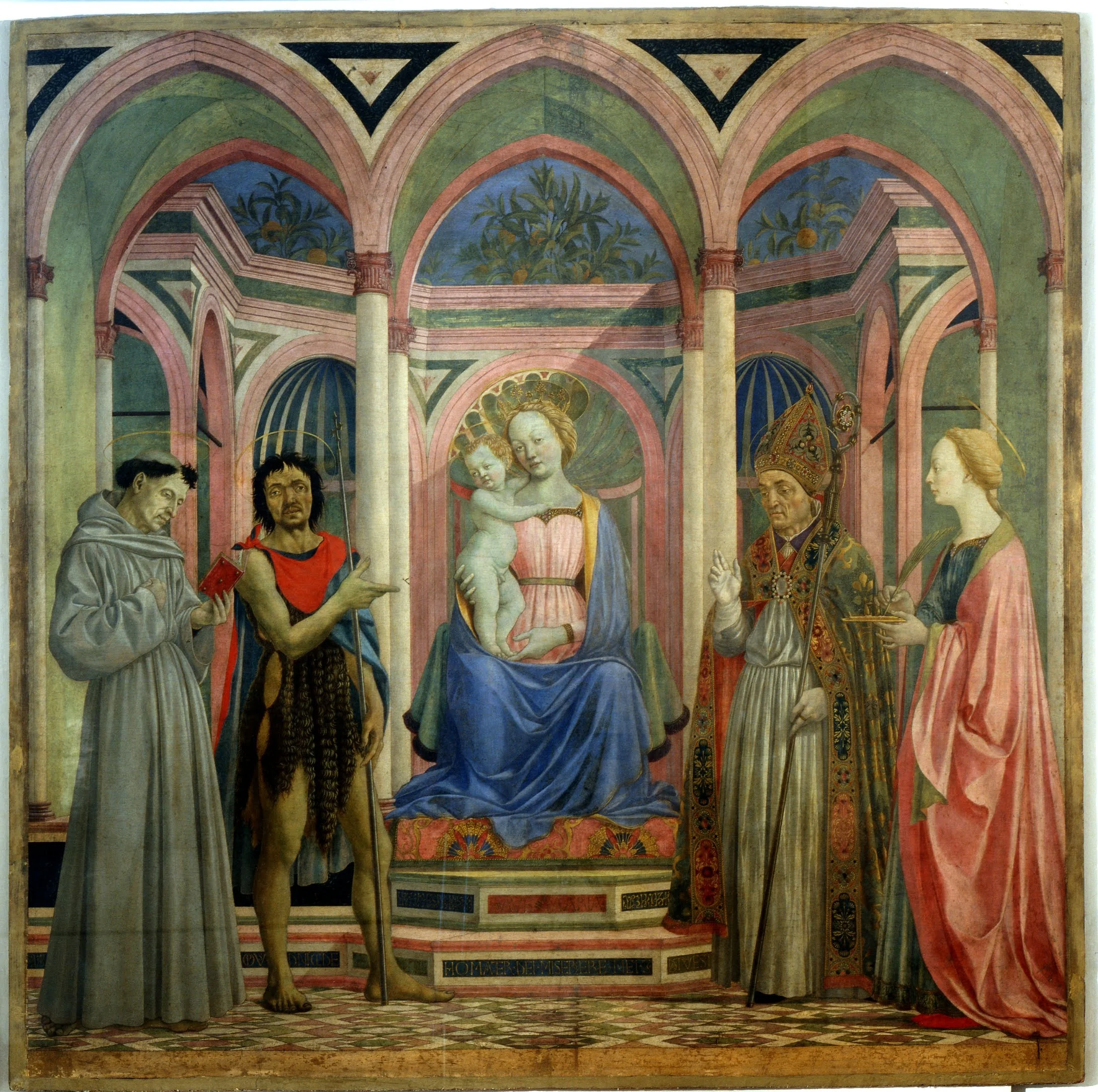 Santa Lucia de' Magnoli Altarpiece, detail