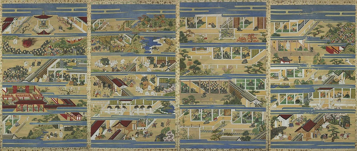 親鸞上人絵伝|The Illustrated Life of Shinran (Shinran shōnin eden), detail
