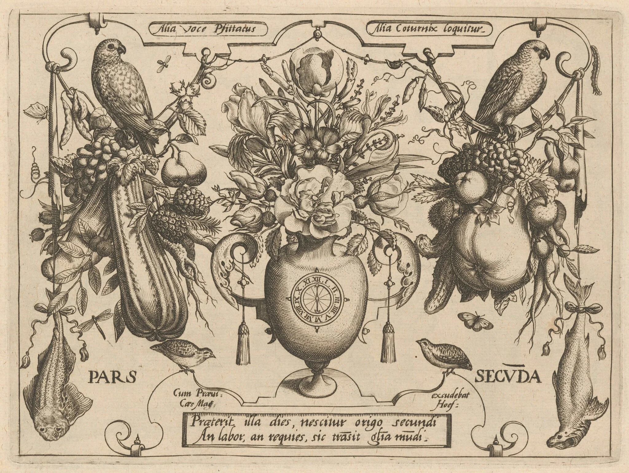 Archetypa studiaque patris Georgii Hoefnagelii [Part 2, Title Page], detail