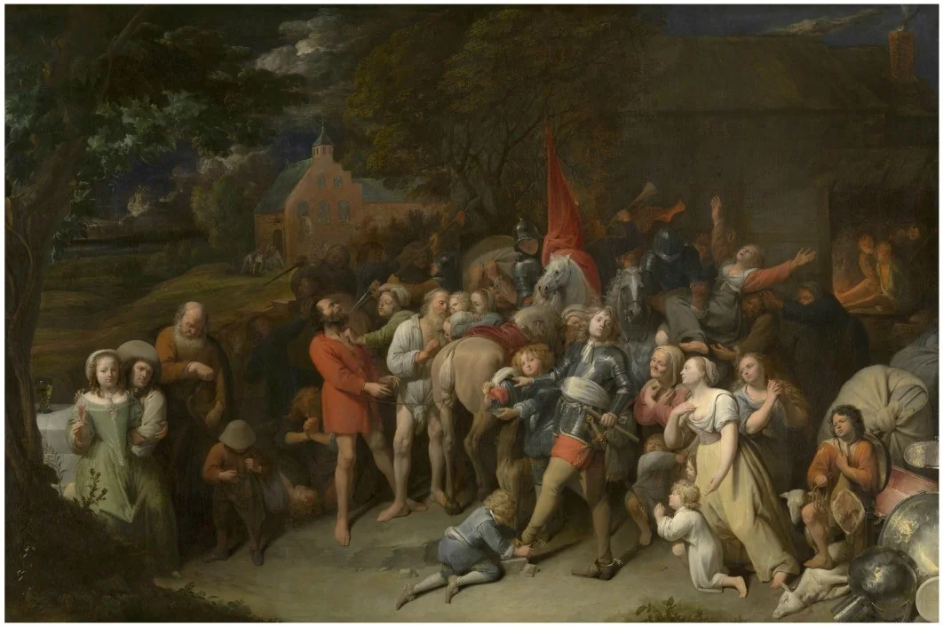 Plundering Soldiers, detail