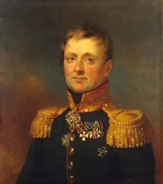 Portrait of Karl G. Stahl (1777-1853), by George Dawe, oil, 1822