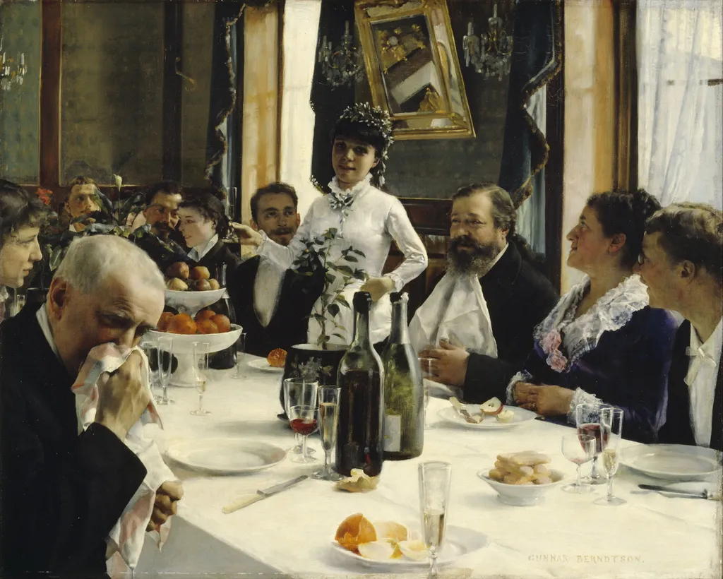 The Bride's Song, by Gunnar Berndtson, oil, 1891