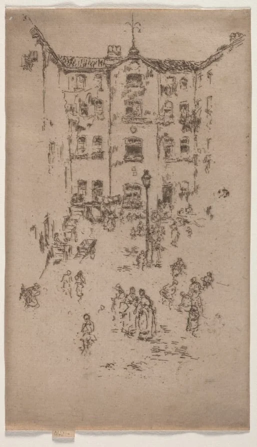 Courtyard, Brussels, detail