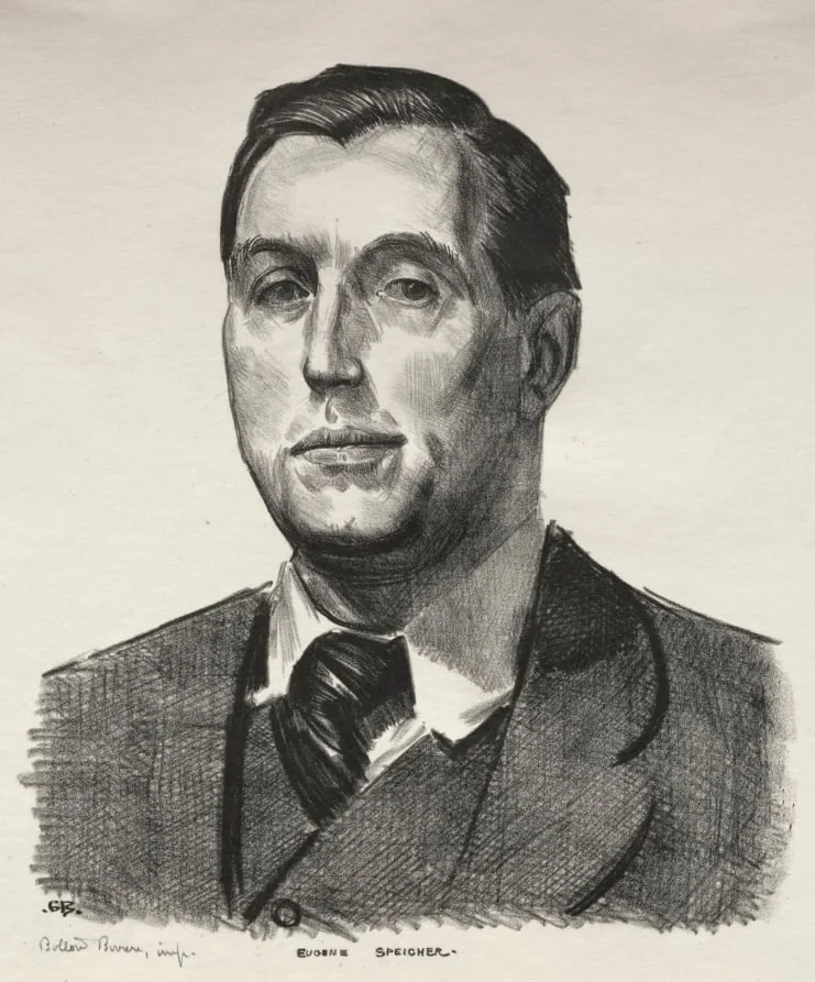 Portrait of Eugene Speicher, Second Stone, detail