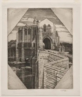 St. Botolph's Bridge No. 2, by Frederick Landseer Maur Griggs, 1937
