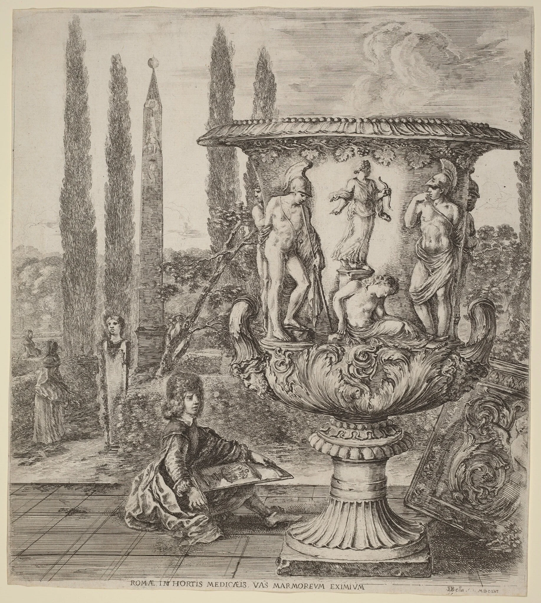The Vase of the Medici, detail