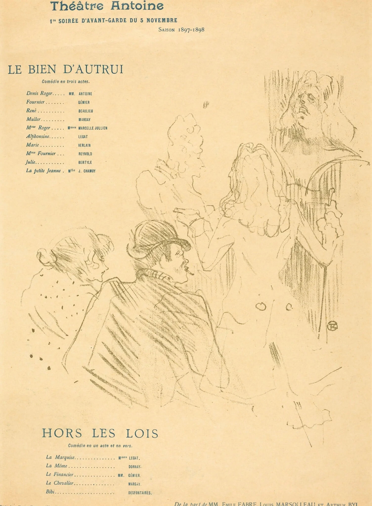 Le Bien d'autrui; Hors Les Lois, detail