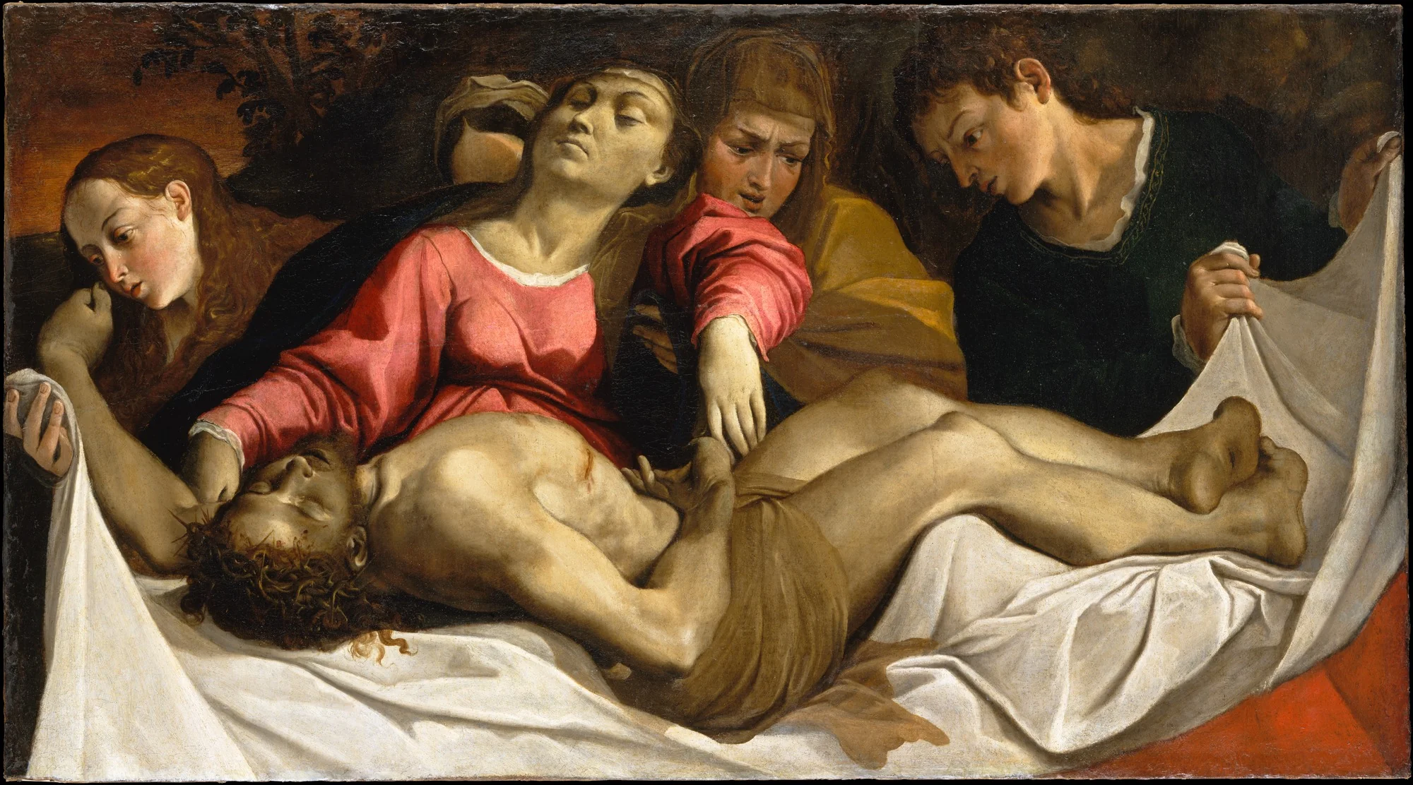 The Lamentation, detail