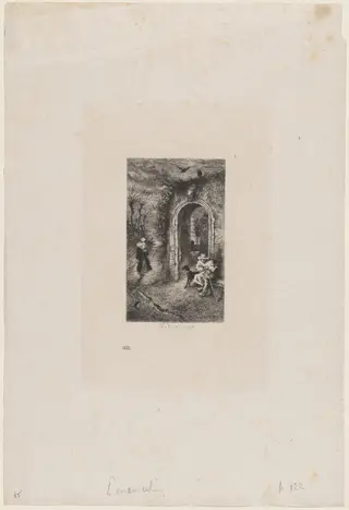 Le Patre, by Félix-Hilaire Buhot, ink, 1873