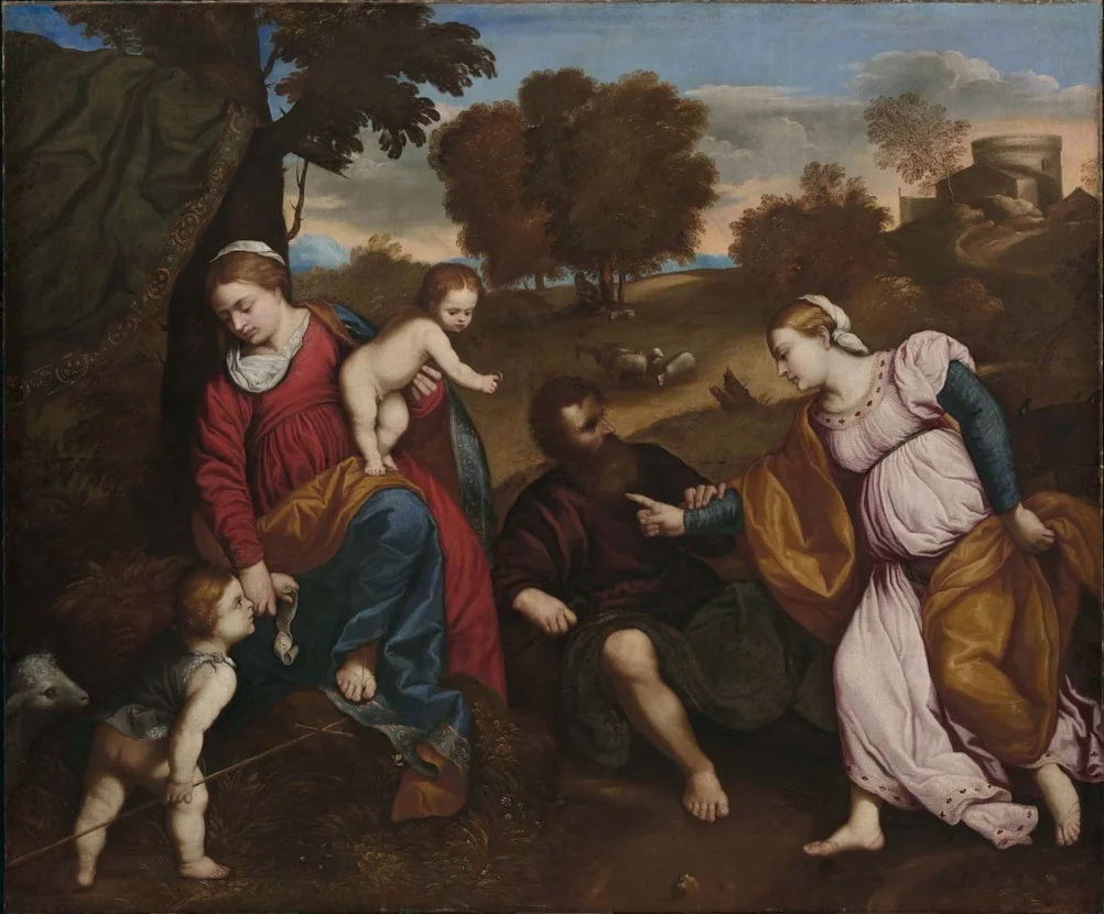 The Mystic Marriage of Saint Catherine, detail