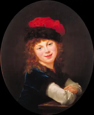 Portrait of a Girl, by Élisabeth Louise Vigée Le Brun, oil, 1750