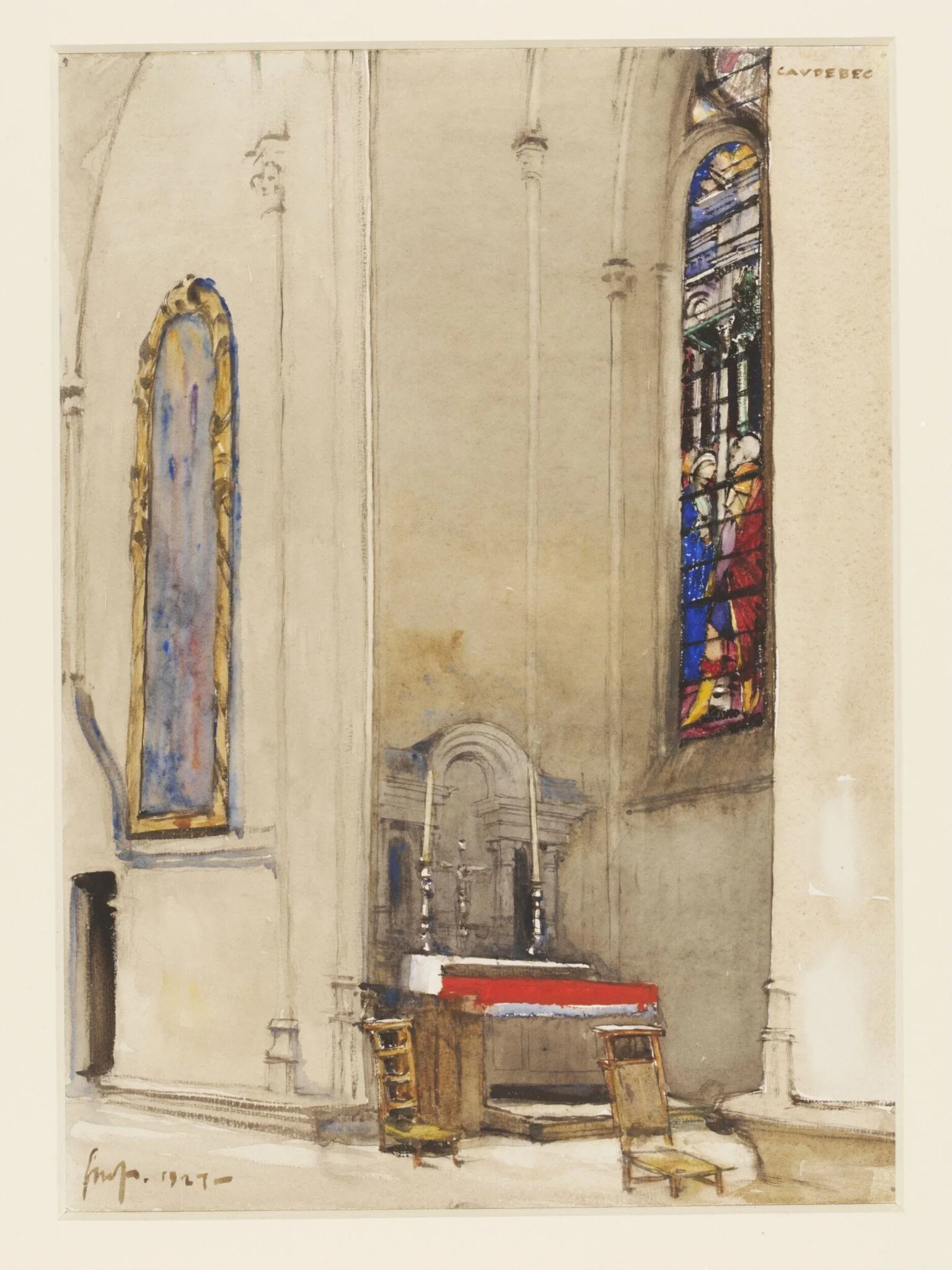 The Nun's Chapel, Caudebec, detail