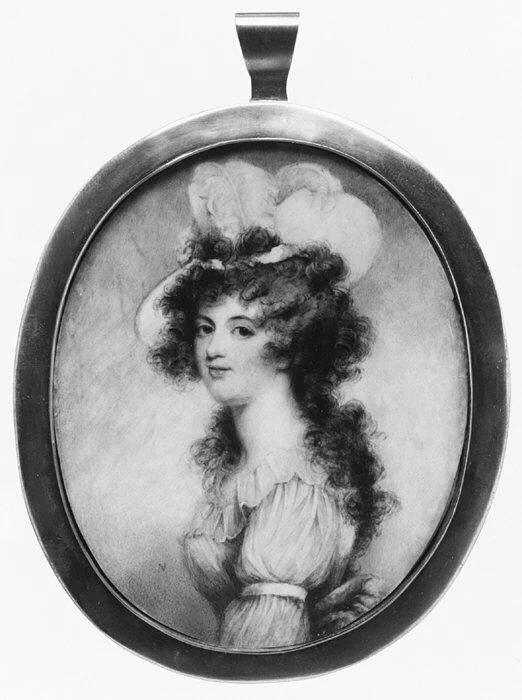 Portrait of a Young Woman, detail